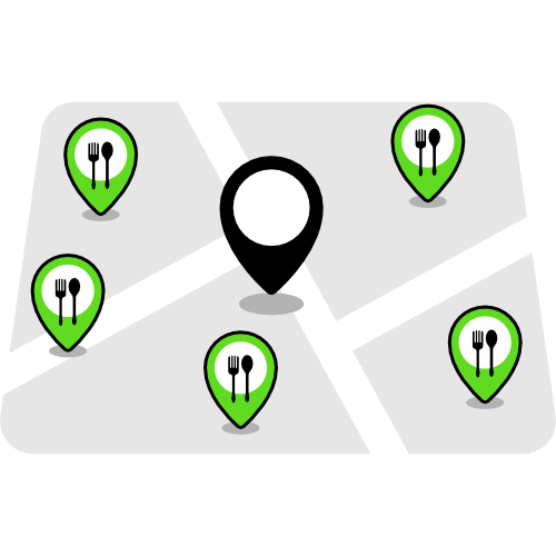 Restaurant, Restaurantsymbol, Speiselokal, Gastronomie, Essensort, Food-Icon, Menü, Restaurantfinder, Tischreservierung, Essenskarte.
